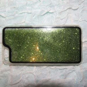 green glitter case for iPhone 6s